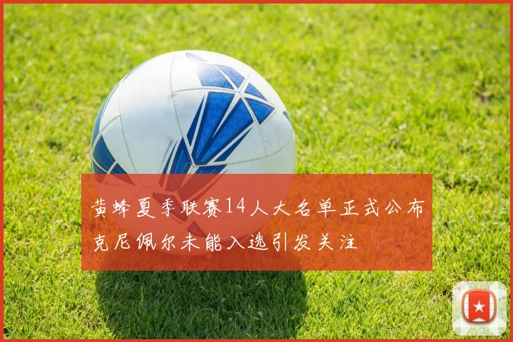 黄蜂夏季联赛14人大名单正式公布克尼佩尔未能入选引发关注